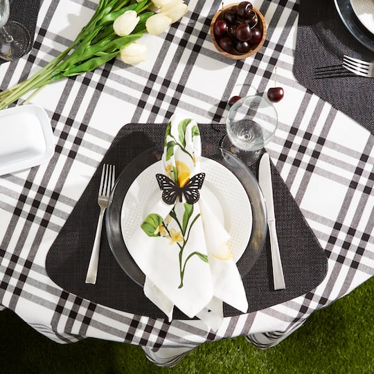 DII® Solid Wedge Vinyl Table Placemats